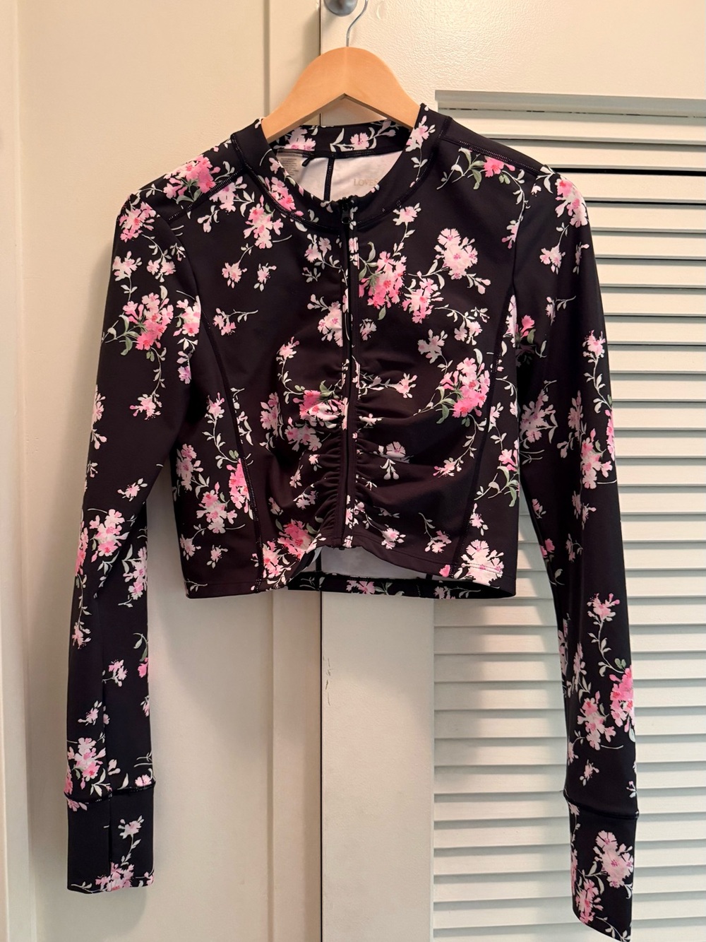 LoveShackFancy Floral Cropped Jacket